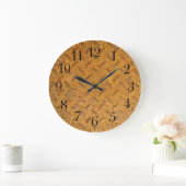 Steampunk Steel-plated Metal-look Wall Clock Grote Klok (Huis)