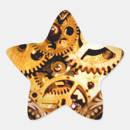 steampunk ster sticker