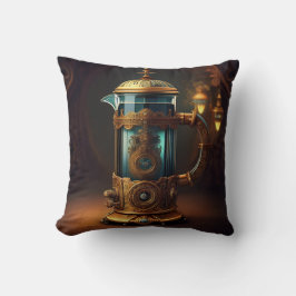 Steampunk stijl Franse pers Kussen
