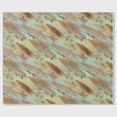  Steampunk-stijlvliegers in vluchtpatronen Cadeaupapier (Vlak)