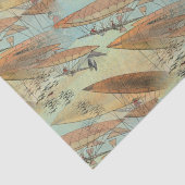 Steampunk-stijlvliegers in vluchtpatronen Tissuepapier (Detail)