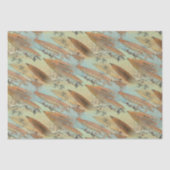 Steampunk-stijlvliegers in vluchtpatronen Tissuepapier (Voorkant)