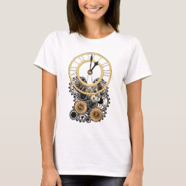 Steampunk Stijlvolle legante klok T-shirt
