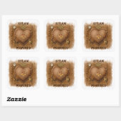 Steampunk Stoom Aangedreven Hart Sticker (Vel)