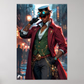 Steampunk Strategist - Confidence and Charm Poster (Voorkant)