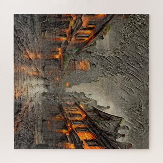 Steampunk Street of Smiths Legpuzzel (Horizontaal)