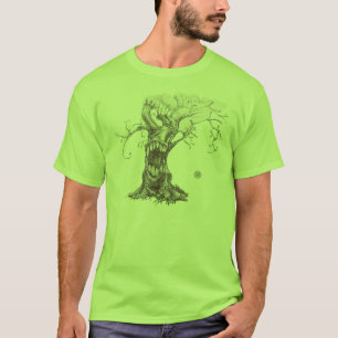 Steampunk-structuur van mannen t-shirt