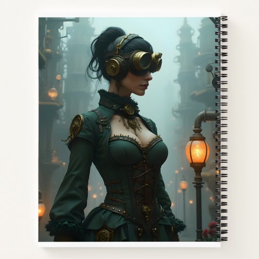 Steampunk Style Notitieboek (Achterkant)