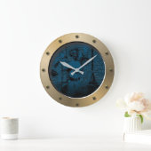 Steampunk Submarine Porthole SCUBA Diver Grote Klok (Huis)