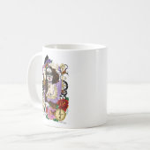Steampunk Sugar Skull Koffiemok (Voorkant links)