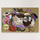 Steampunk Sugar Skull Legpuzzel (Horizontaal)