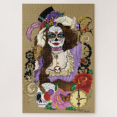 Steampunk Sugar Skull Legpuzzel (Verticaal)
