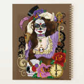 Steampunk Sugar Skull Planner (Achterkant)
