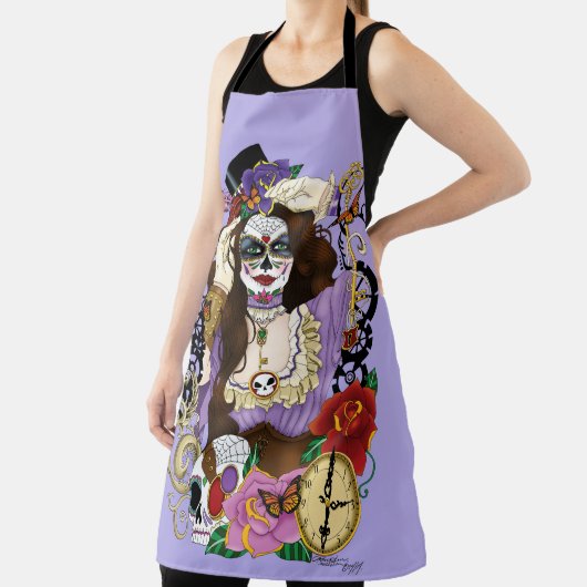 Steampunk Sugar Skull Schort (Insitu)