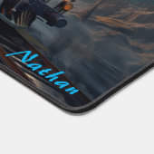 Steampunk Sunset Express voor creatieve geesten Bureaumat (Hoek)