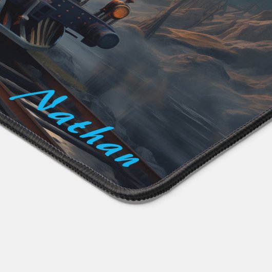 Steampunk Sunset Express voor creatieve geesten Bureaumat (Hoek)