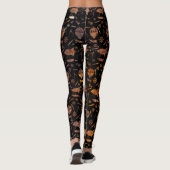 Steampunk Super Colorful Rusty Airships Leggings (Achterkant)