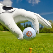 Steampunk Super Colorful Rusty Gear I Golfballen