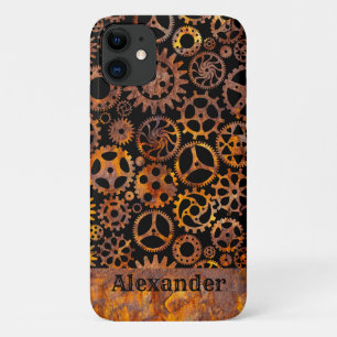 Steampunk Super Colorful Rusty Gears Aangepaste na Case-Mate iPhone Case