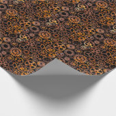 Steampunk Super Colorful Rusty Gears Cadeaupapier (Hoek)