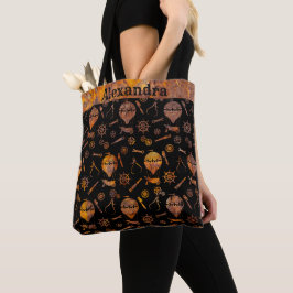 Steampunk Super kleurrijke roestige ballonnen Tote Bag