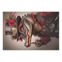 Steampunk Swamp Alligators Decoupage