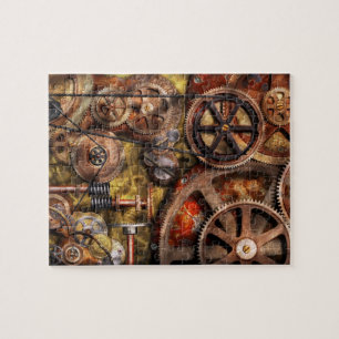 Steampunk - tandwielen - Binnenwerken Legpuzzel