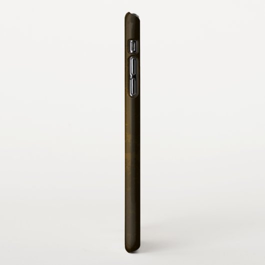 Steampunk tandwielen en blauwe vlinders iPhone hoesje (Linkerkant)