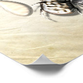 Steampunk tandwielen Mechanische sneden Poster (Hoek)