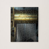 Steampunk - Tandwielen - Muziek Machine Legpuzzel (Verticaal)