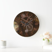 Steampunk-tandwielen, Wereldbol, kompaswerk Grote Klok (Huis)