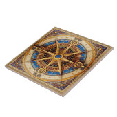 Steampunk Tarot Star Pattern#1 ID1081 Tegeltje (Zijkant)