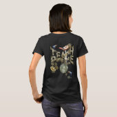 Steampunk Teach peace T-shirt (Achterkant volledig)
