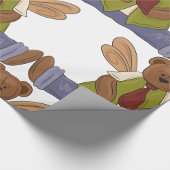 Steampunk Teddy Bear met Fairy Wings Cadeaupapier