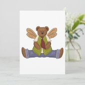 Steampunk Teddy Bear met Fairy Wings Kaart