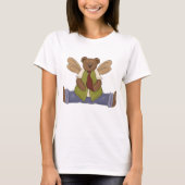 Steampunk Teddy Bear met Fairy Wings T-shirt (Voorkant)