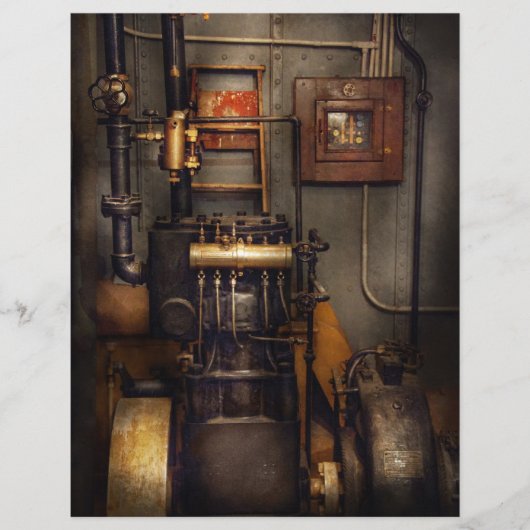 Steampunk - Terug in de machinekamer Flyer (Voorkant)