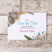 Steampunk thema Bruiloft Save the Date Kaart