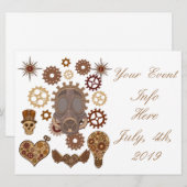 Steampunk Theme Thunder_Cove (Voorkant / Achterkant)