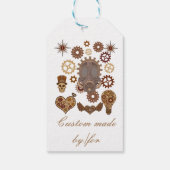 Steampunk Theme Thunder_Cove Cadeaulabel (Achterkant)