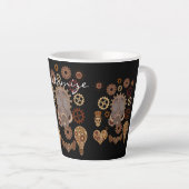 Steampunk Theme Thunder_Cove Latte Mok (Rechterhoek)