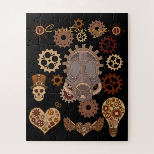 Steampunk Theme Thunder_Cove Legpuzzel (Verticaal)