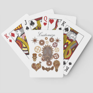 Steampunk Theme Thunder_Cove Pokerkaarten