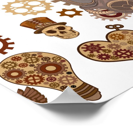 Steampunk Theme Thunder_Cove Poster (Hoek)