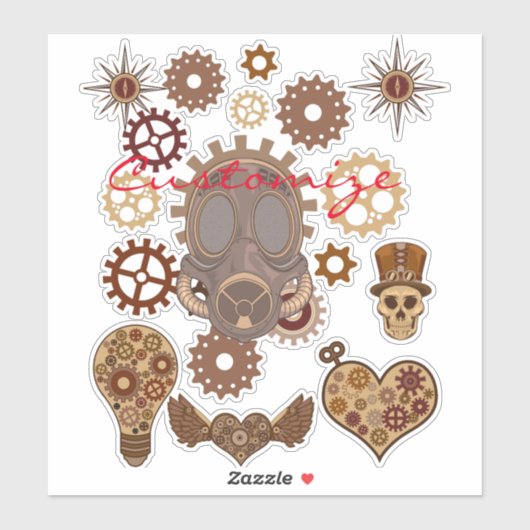 Steampunk Theme Thunder_Cove Sticker (Vel)