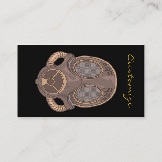 Steampunk Theme Thunder_Cove Visitekaartje (Achterkant)