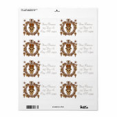 Steampunk Theme Top Hat Skull Thunder_Cove Etiket (Full Sheet)