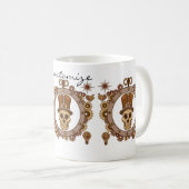 Steampunk Theme Top Hat Skull Thunder_Cove Koffiemok (Voorkant rechts)