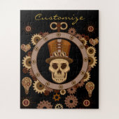 Steampunk Theme Top Hat Skull Thunder_Cove Legpuzzel (Verticaal)