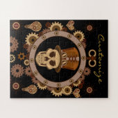 Steampunk Theme Top Hat Skull Thunder_Cove Legpuzzel (Horizontaal)